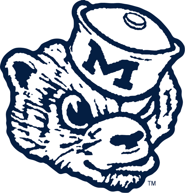 Michigan Wolverines 1948-1963 Primary Logo diy iron on heat transfer